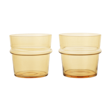 Boya juomalasi matala 30 cl 2-pack. - Keltainen - Ferm Living