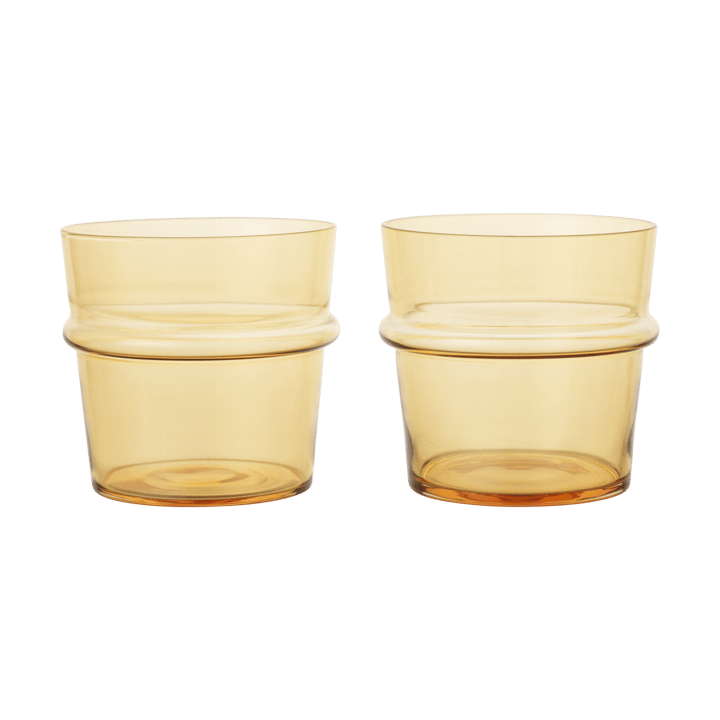 Boya juomalasi matala 30 cl 2-pack. - Keltainen - Ferm Living