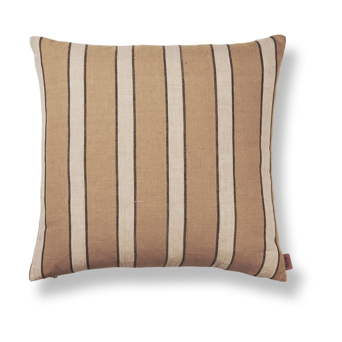 ferm LIVING Brown tyyny 50 x 50 cm Stripe