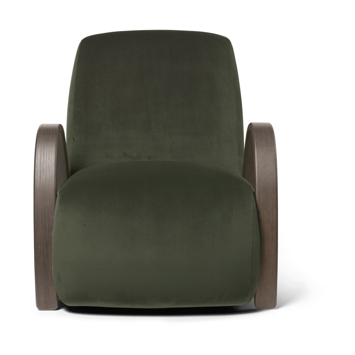 ferm LIVING Buur lounge chair Rich Velvet Mänty