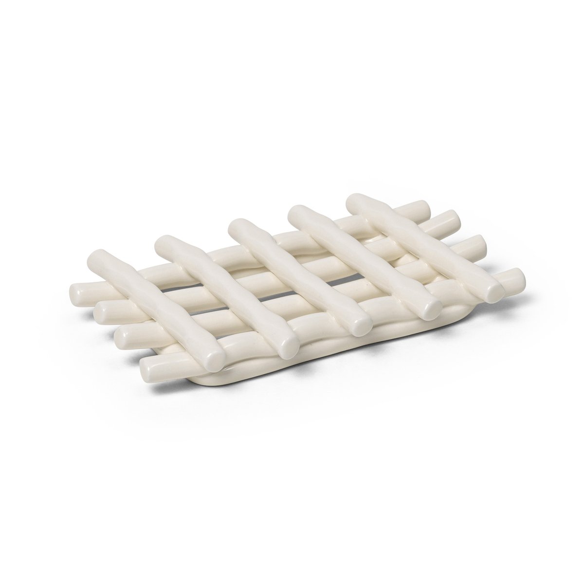 ferm LIVING Ceramic saippua-astia 10 x 14,5 cm Off-white