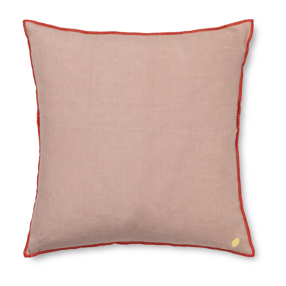 ferm LIVING Contrast linen -tyyny 40 x 40 cm Dusty Rose