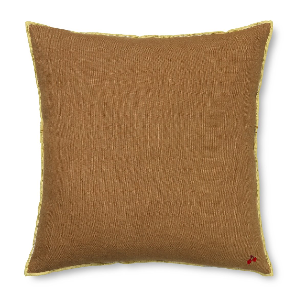 ferm LIVING Contrast linen -tyyny 40 x 40 cm Sugar Kelp