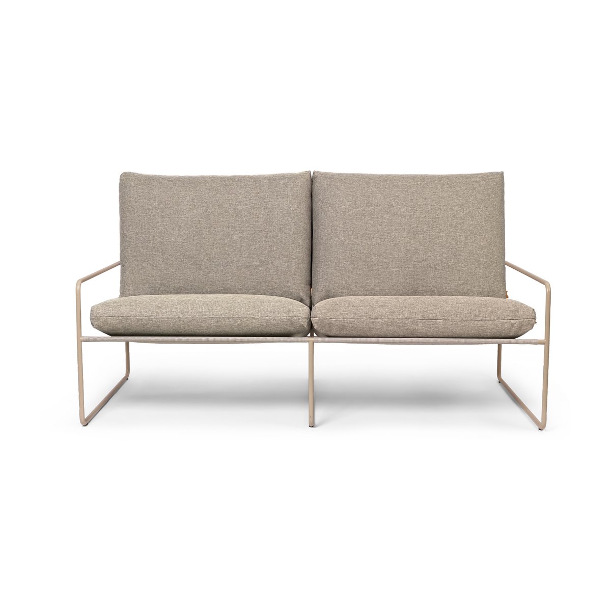 ferm LIVING Desert 2-istuttava sohva Cashmere-Dark sand