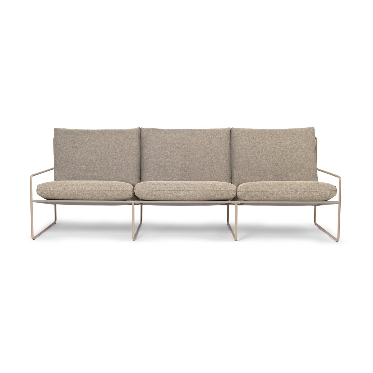 ferm LIVING Desert 3-istuttava sohva Cashmere-Dark sand