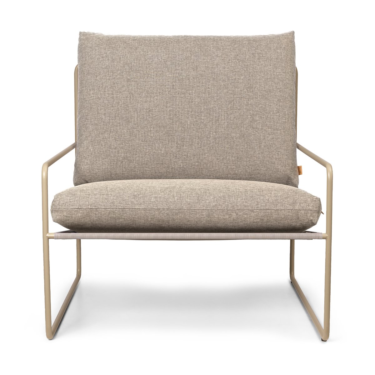 ferm LIVING Desert nojatuoli Cashmere-Dark sand