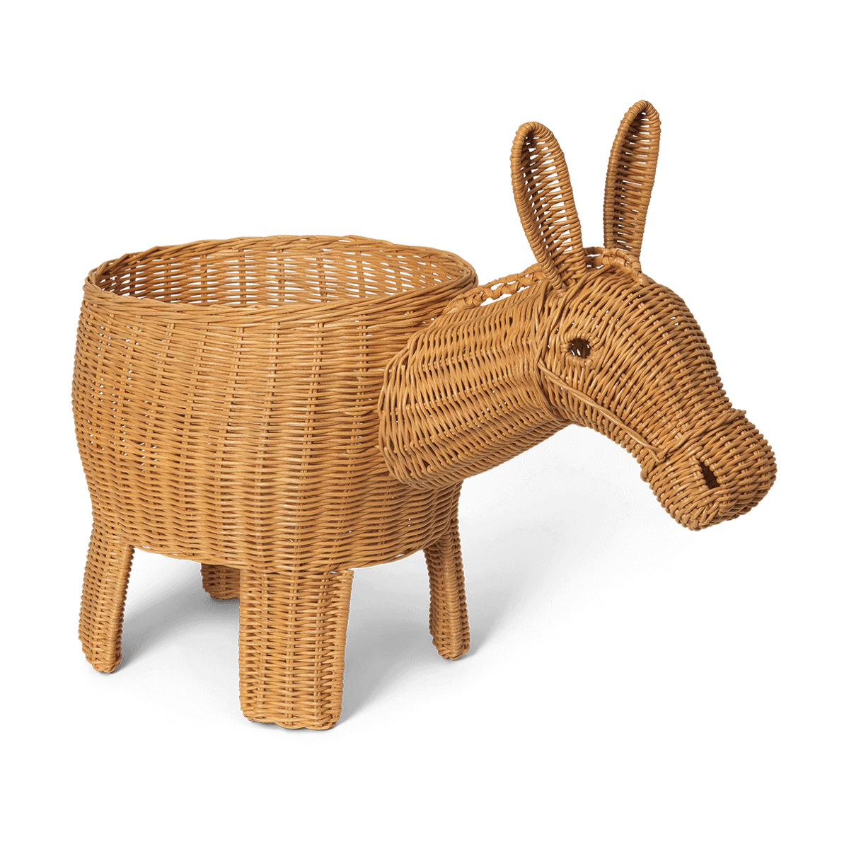 ferm LIVING Donkey säilytyskori 49x35x66 cm Natural