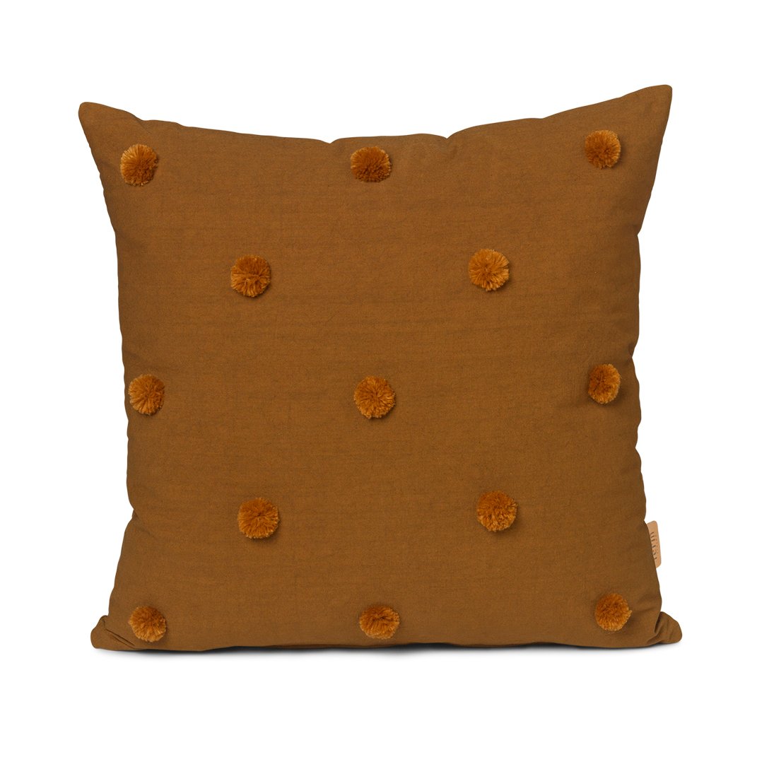 ferm LIVING Dot tyyny 50×50 cm Sugar kelp-mustard