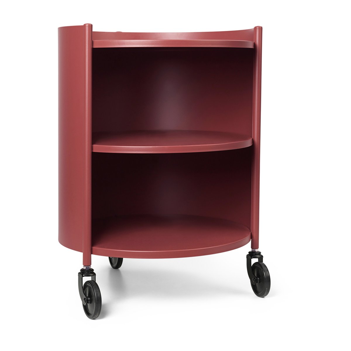 ferm LIVING Eve sivupöytä Mahogany Red