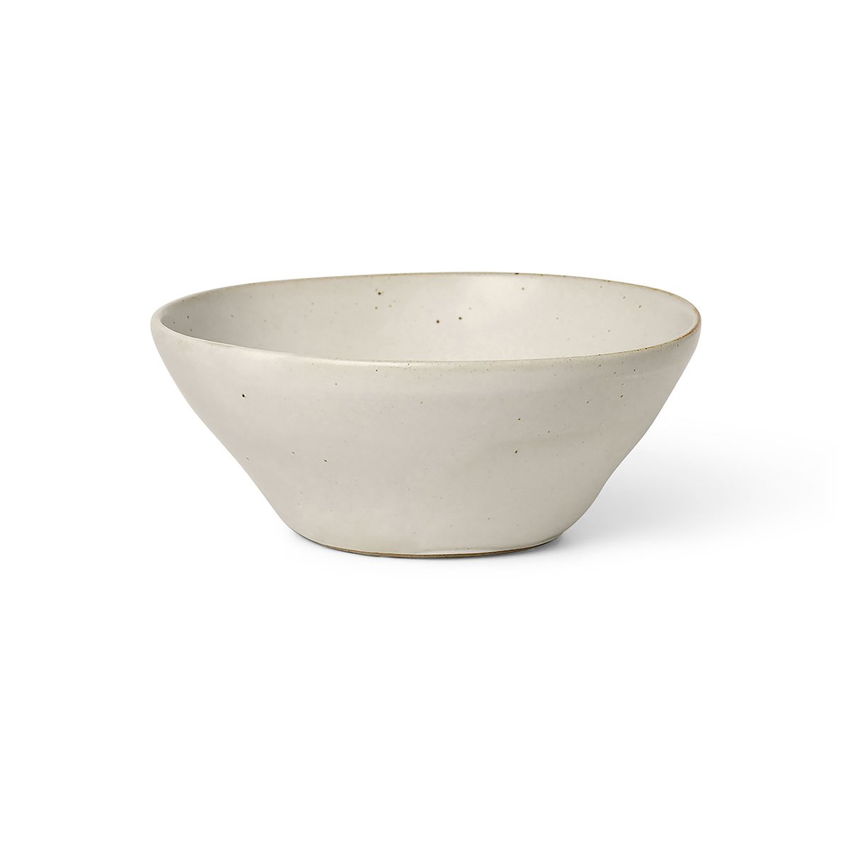 ferm LIVING Flow kulho 14,5 cm Off-white speckle