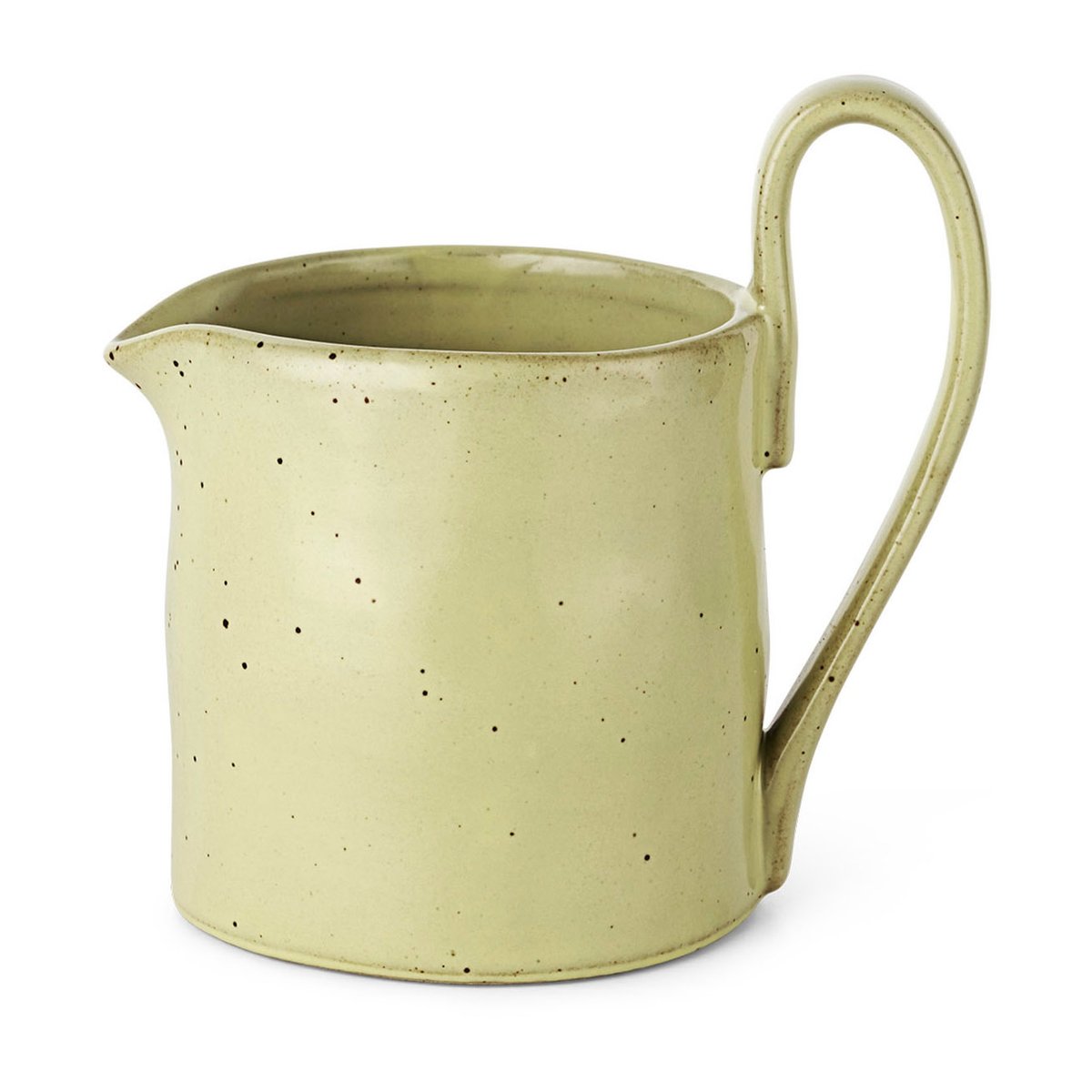 ferm LIVING Flow maitokannu 30 cl Yellow Speckle