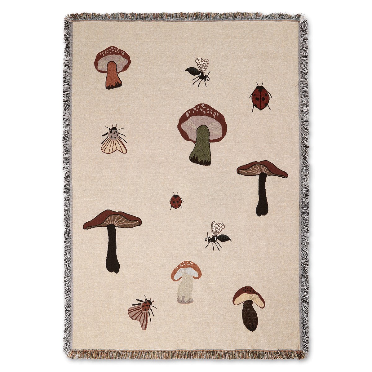 ferm LIVING Forest tapestry huopa 120×170 cm Sand