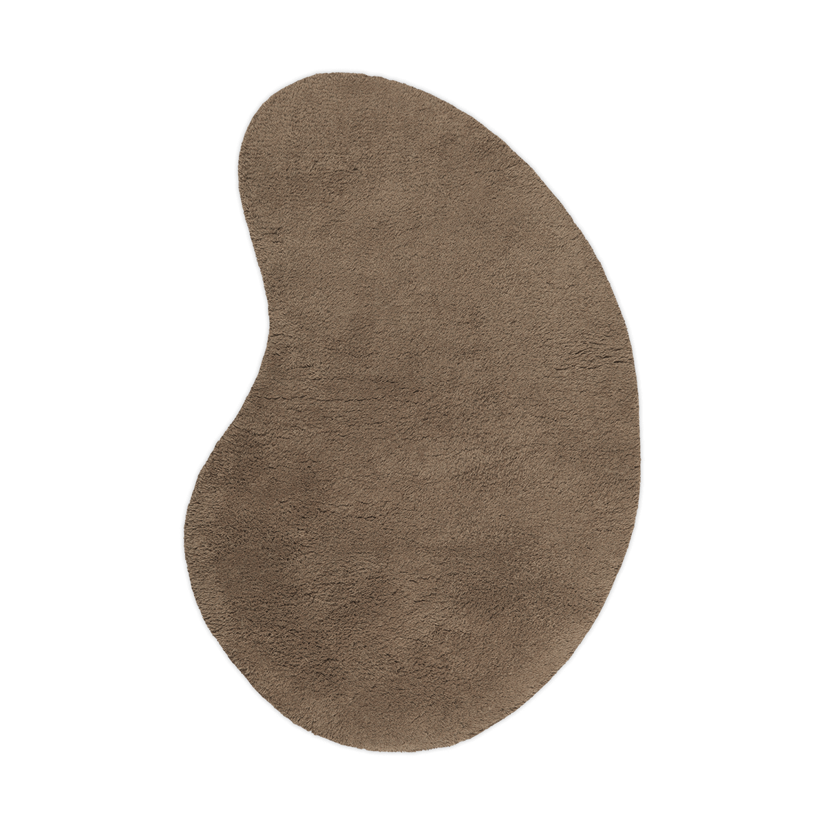 ferm LIVING Forma villamatto 103×155 cm Tuhkanruskea