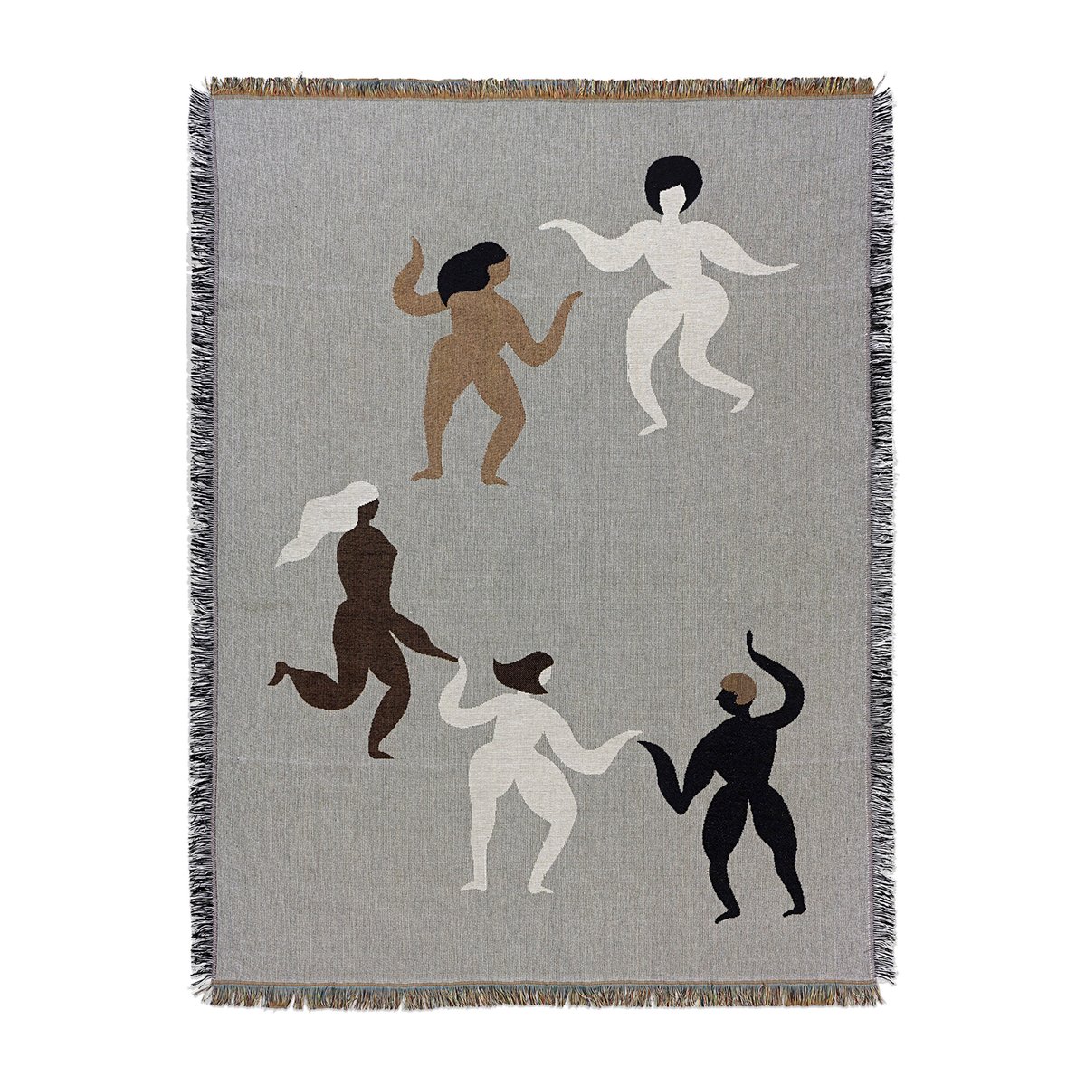 ferm LIVING Free tapestry huopa 120 x 170 cm Grey