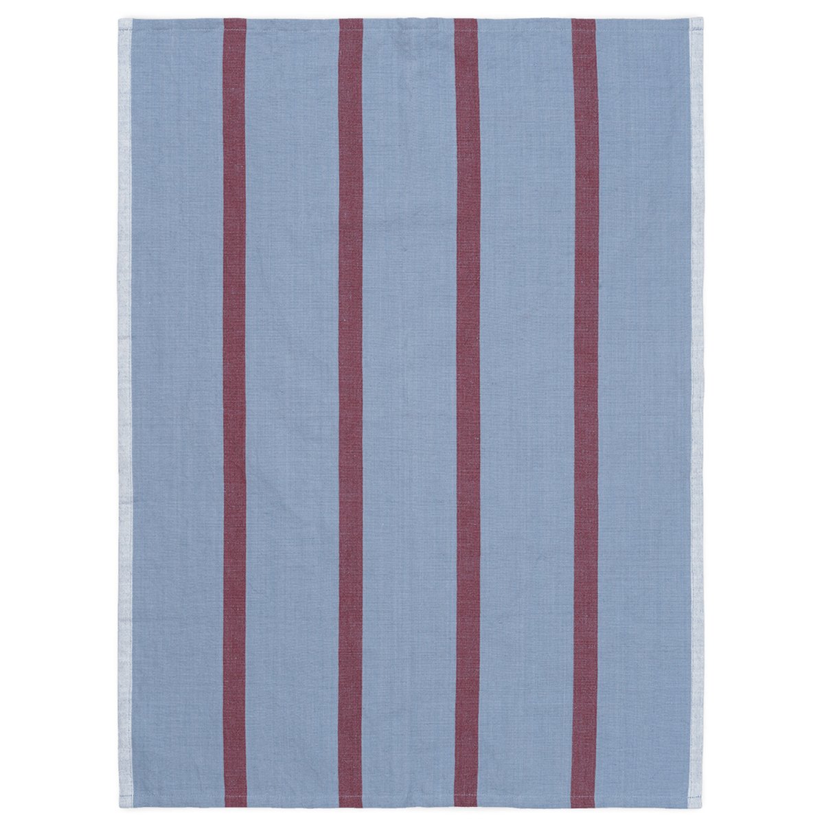 ferm LIVING Hale keittiöpyyhe 50×70 cm Faded blue-burgundy