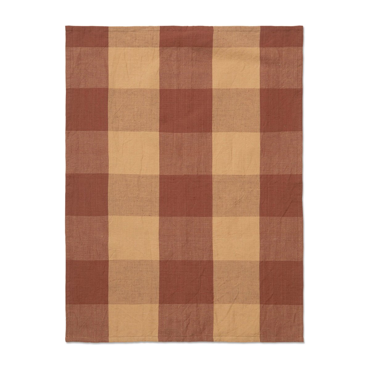 ferm LIVING Hale keittiöpyyhe 50×70 cm Peach-spice red