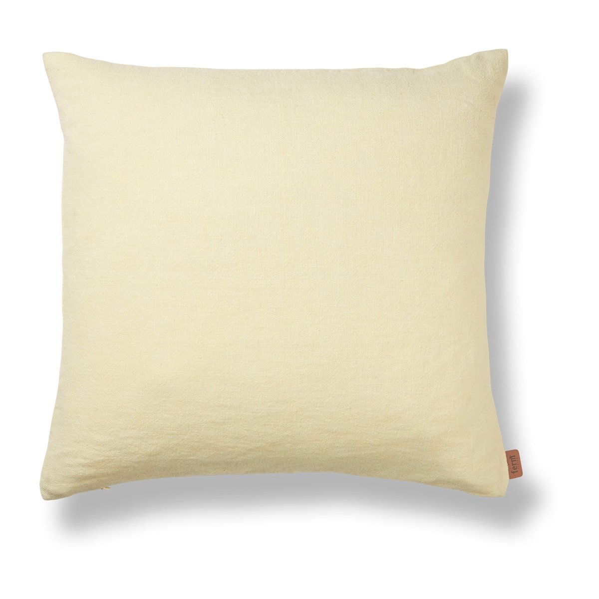 ferm LIVING Heavy Linen tyyny 50 x 50 cm Lemon