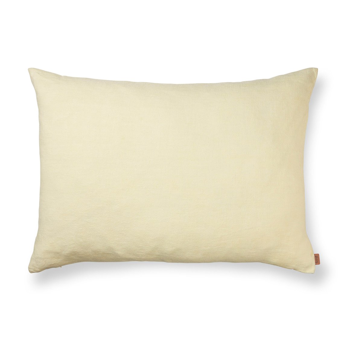 ferm LIVING Heavy Linen tyyny 60 x 80 cm Lemon