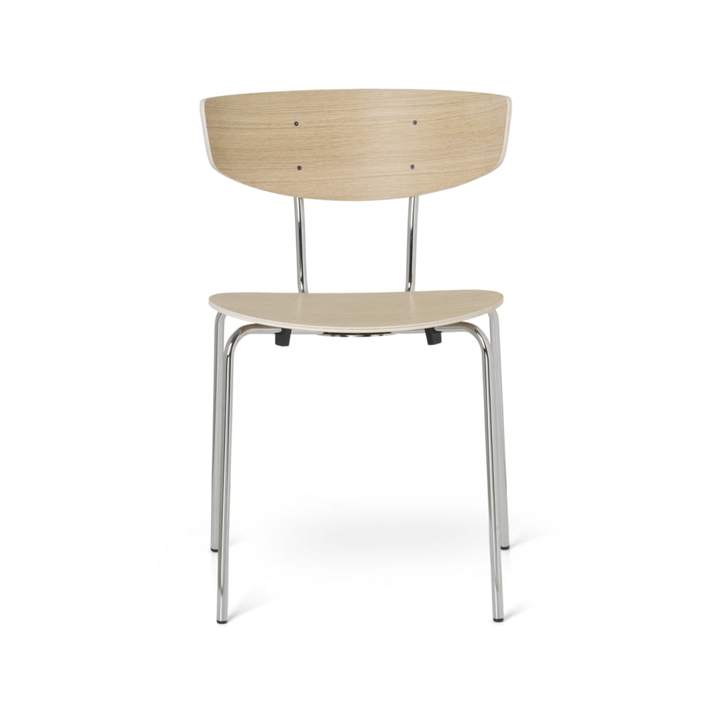 ferm LIVING Herman Tuoli Oak white oiled kromirunko