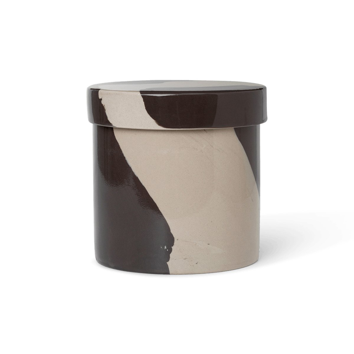 ferm LIVING Inlay säilytysrasia Ø14,5 cm Sand-brown