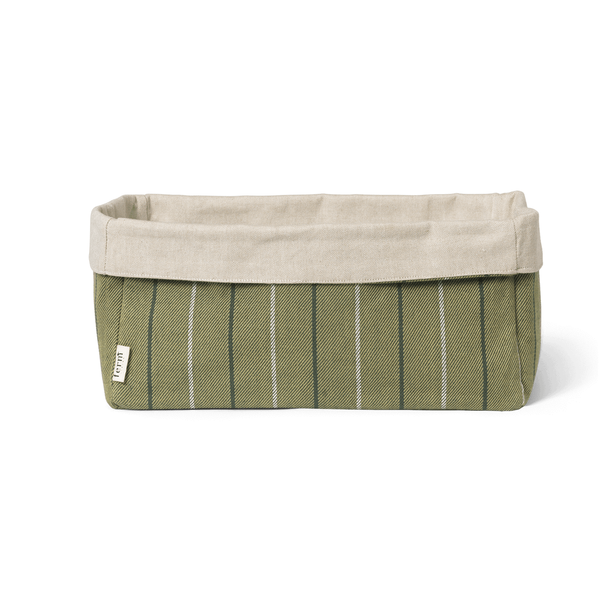 ferm LIVING Ito Kitchen Basket leipäkori 19×30 cm Natural-seaweed