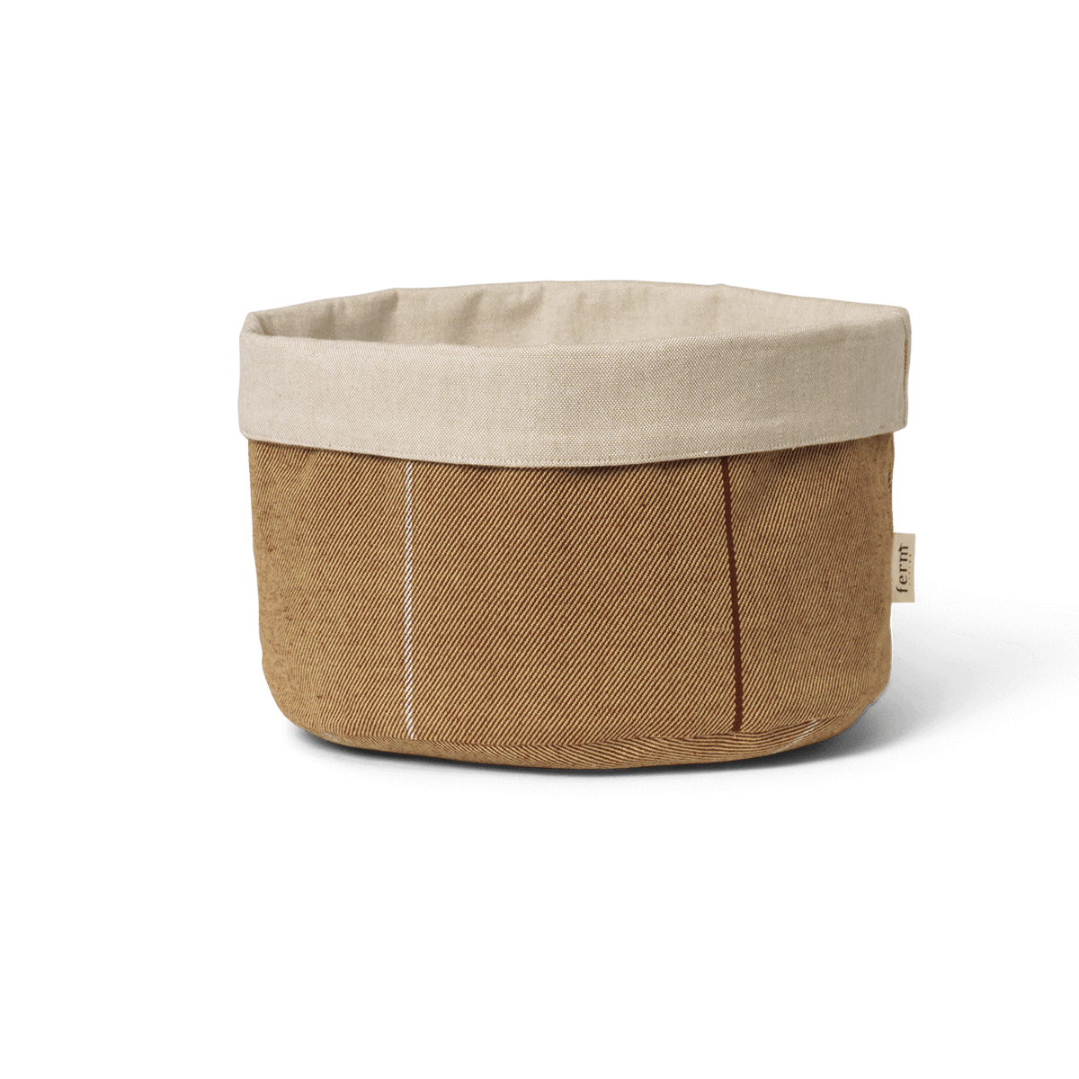 ferm LIVING Ito Kitchen Basket leipäkori Ø23 cm Natural-straw