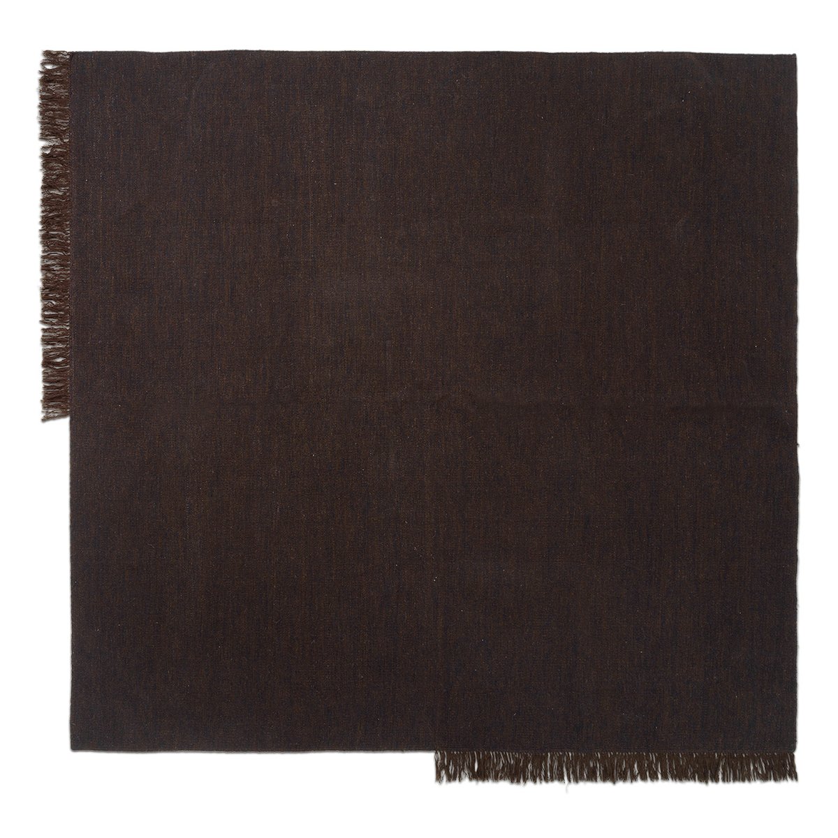 ferm LIVING Kelim matto 240×240 cm Dark melange