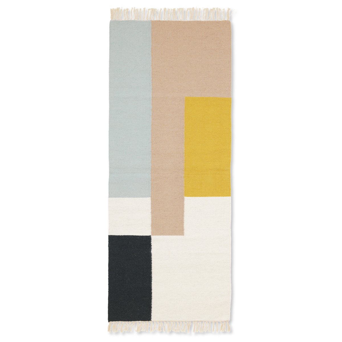 ferm LIVING Kelim matto 70×180 cm Squares