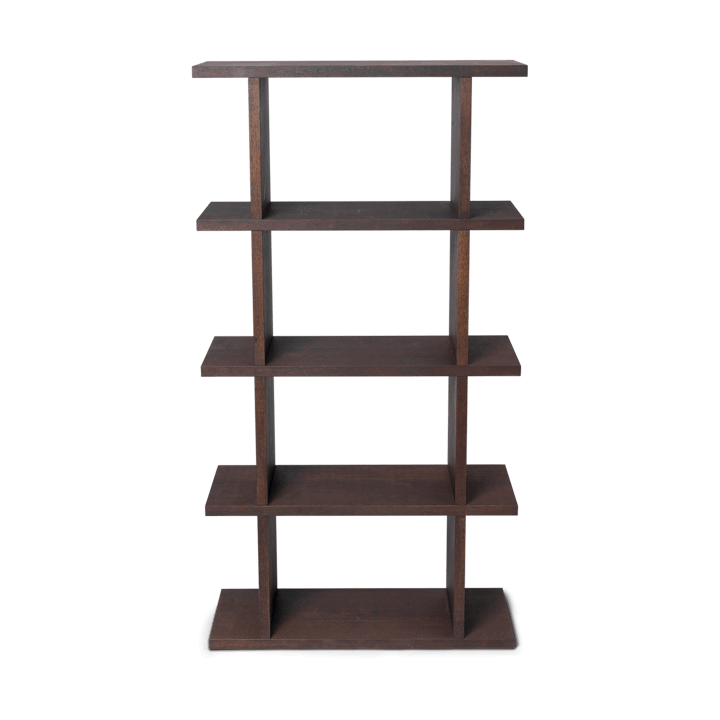 Kona kirjahylly 1x4 - Dark stained - Ferm LIVING