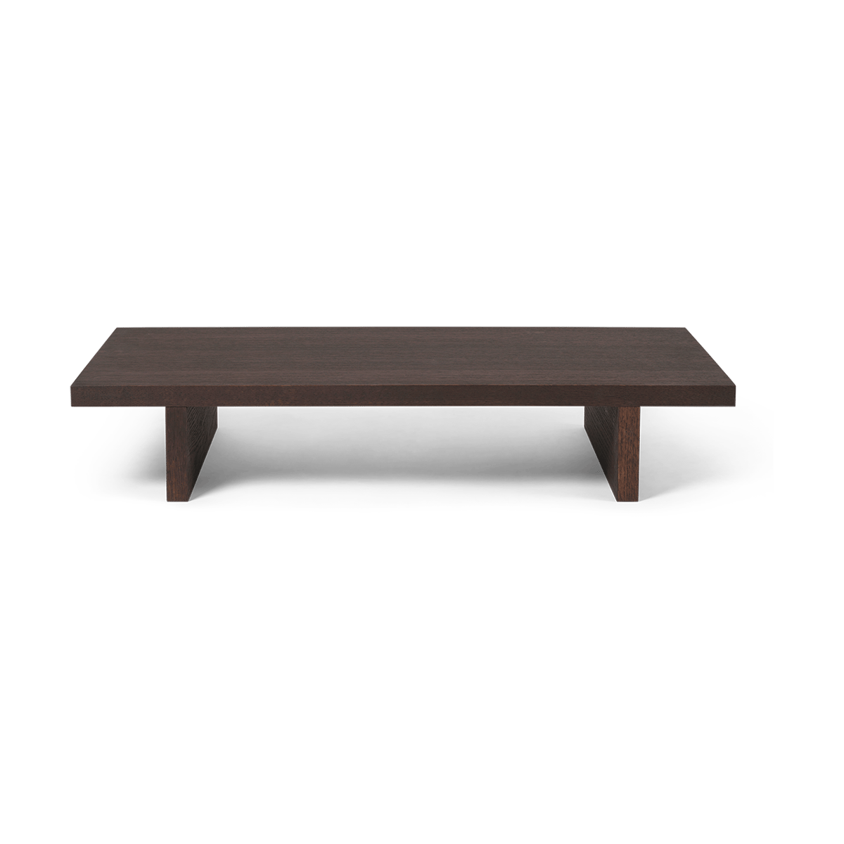 ferm LIVING Kona low table sivupöytä Dark Stained oak veneer