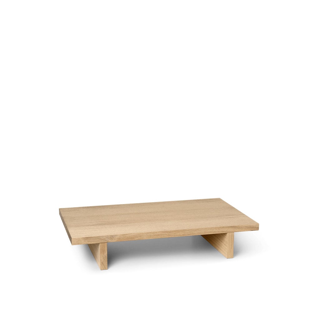 ferm LIVING Kona low table sivupöytä Oak natural veneer