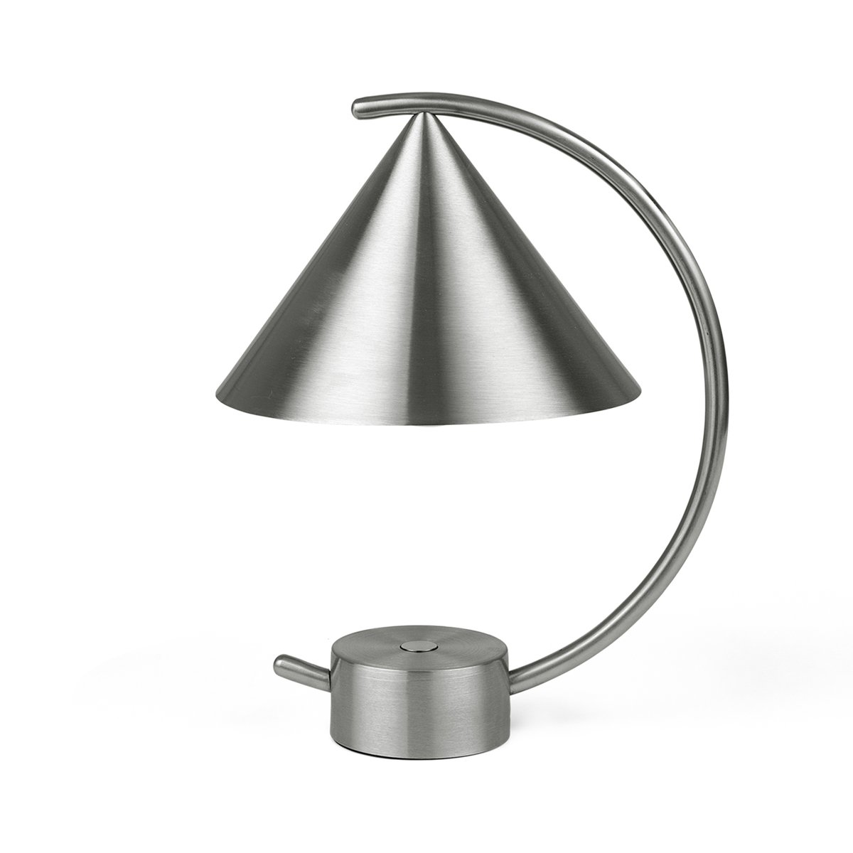 ferm LIVING Meridian pöytälamppu Brushed Steel