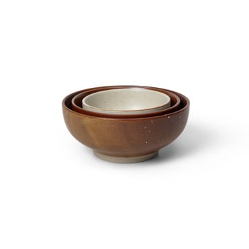 Midi kulhot 3-pakkaus Ø 19 cm - Monivärinen - ferm LIVING