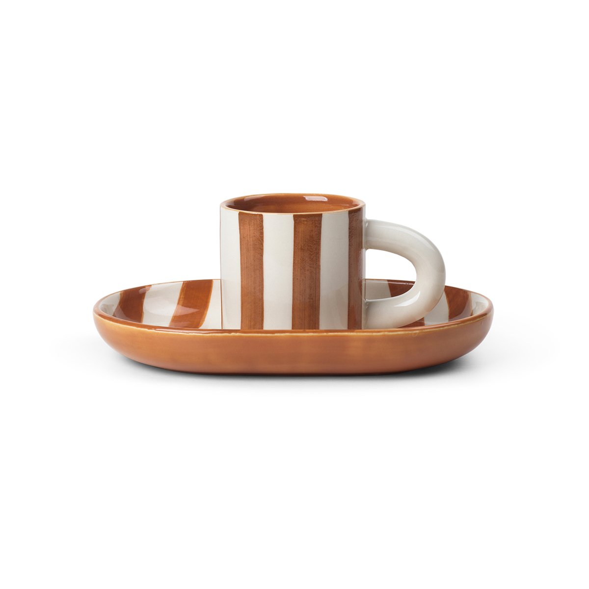 ferm LIVING Milu lasten astiasto 2 osat Terracotta