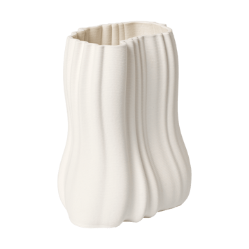 Moire maljakko 20 cm - Off-white - Ferm Living