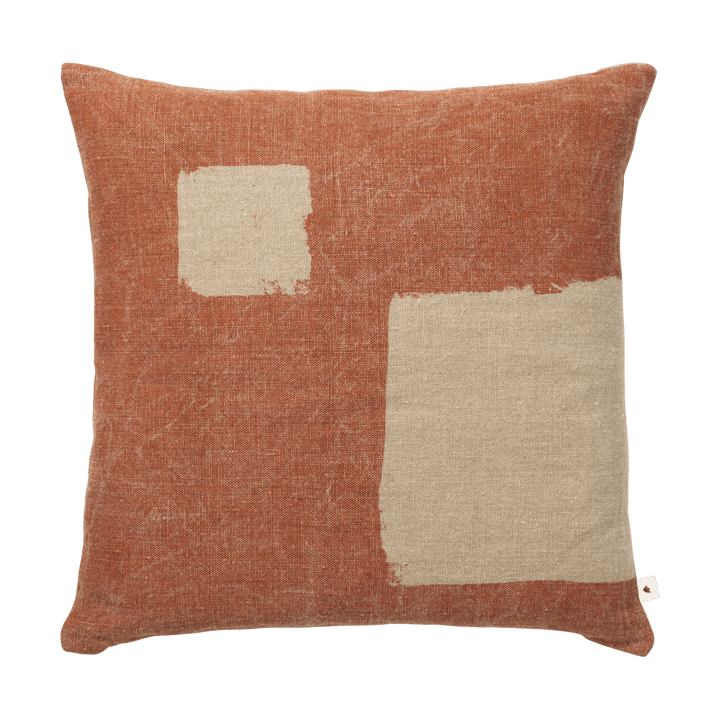 Oleo tyynynpäällinen 50x50 cm - Terracotta-Natural - Ferm Living