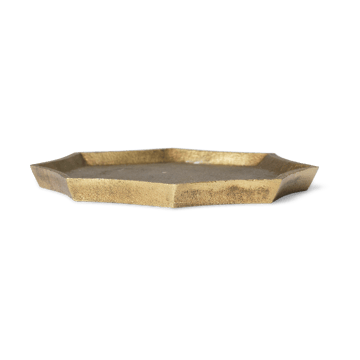 Otte koristetarjotin 9,5x9,5 cm - Brass finish - ferm LIVING