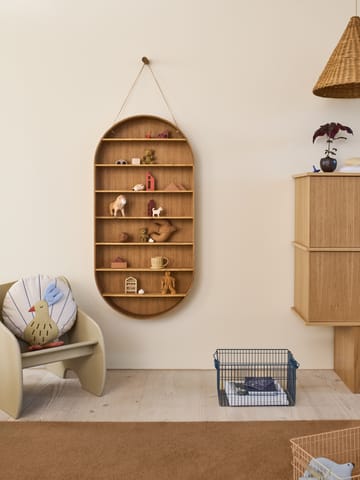 Oval Dorm hylly - Oiled oak - ferm LIVING