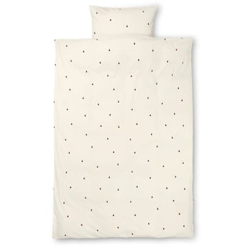 Pear pussilakanasetti 140x200 cm - Off white-cinnamon - Ferm Living