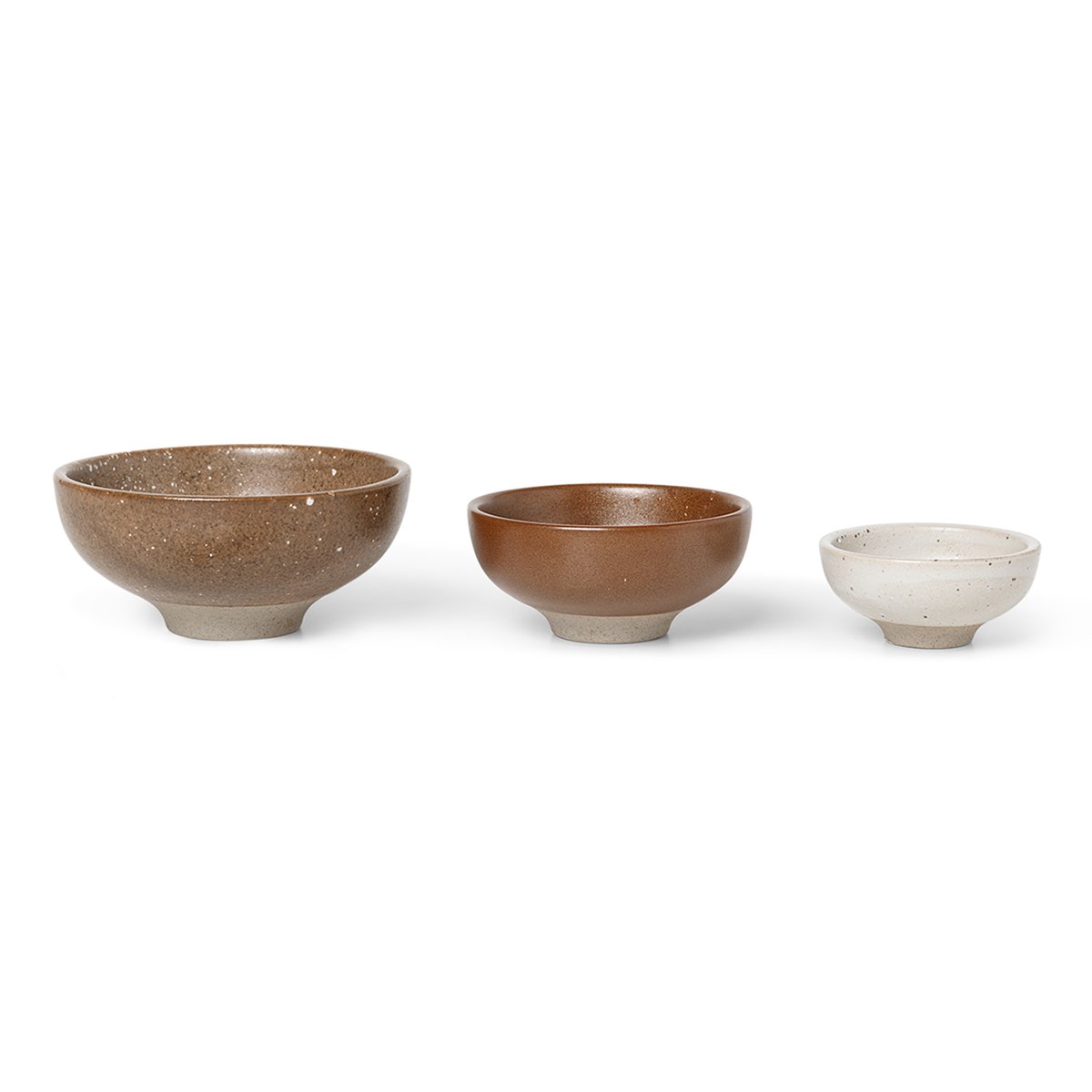 ferm LIVING Petite kulhot 3-pack Multi