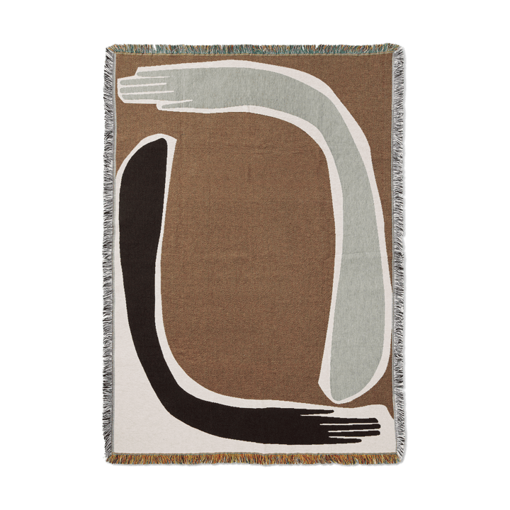 Pose Tapestry viltti 120x170 cm - Coffee - ferm LIVING