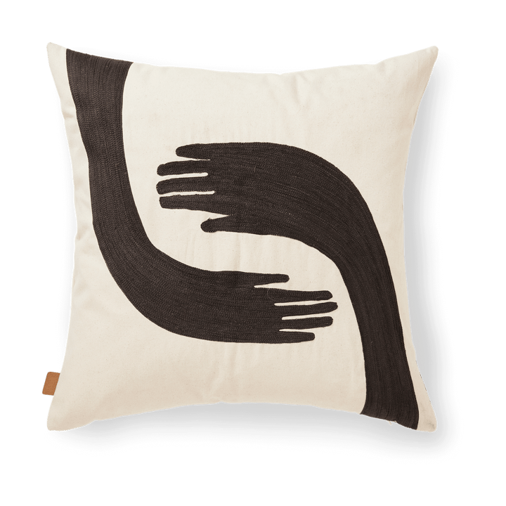 Pose tyynynpäällinen 50x50 cm - Coffee-undyed - ferm LIVING