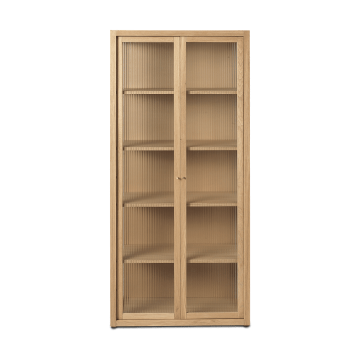 Reed vitriinikaappi 70x155 cm - Natural oak - Ferm LIVING