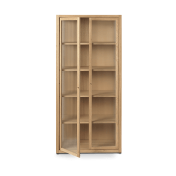 Reed vitriinikaappi 70x155 cm - Natural oak - ferm LIVING