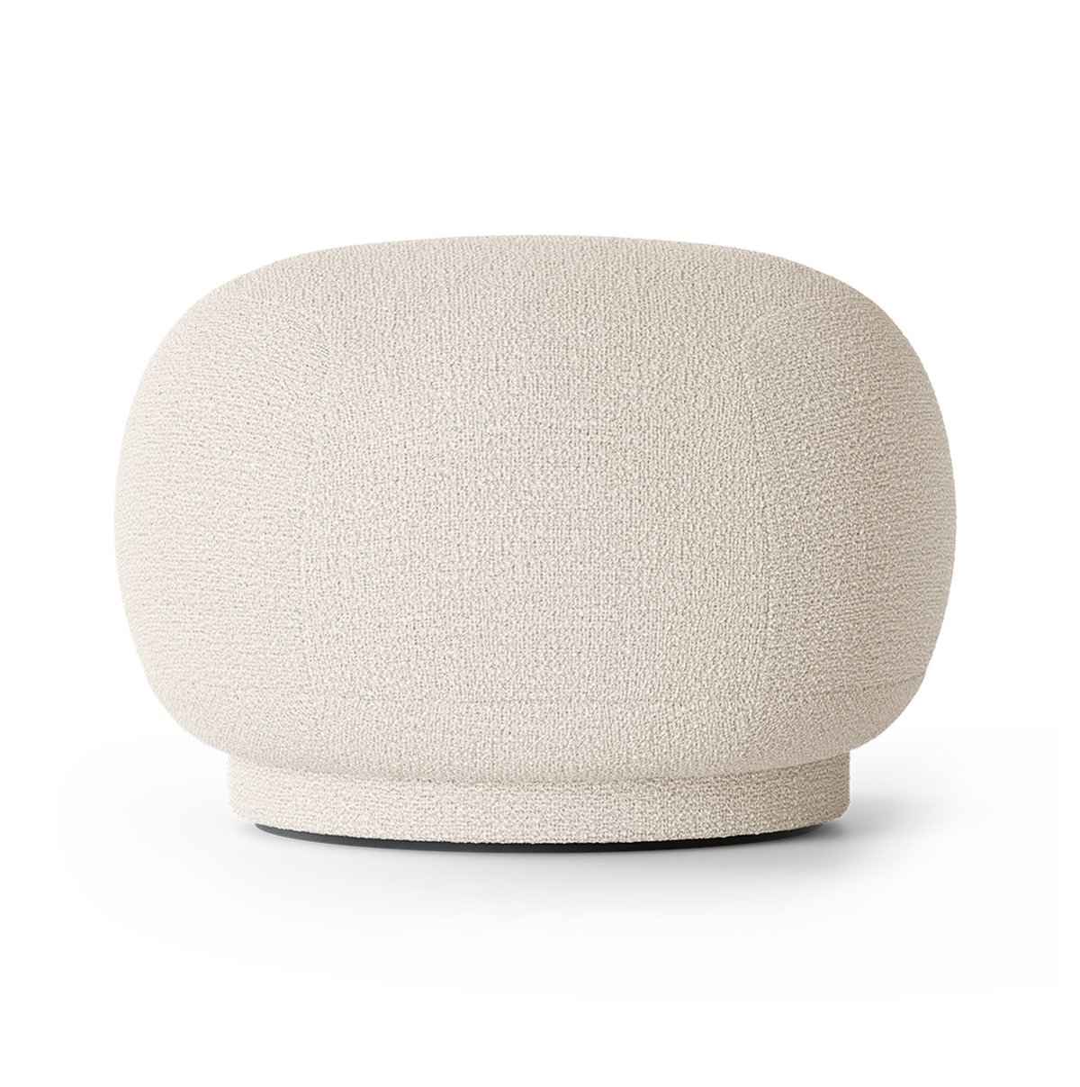 ferm LIVING Rico pouf -istuinrahi Bouclé offwhite