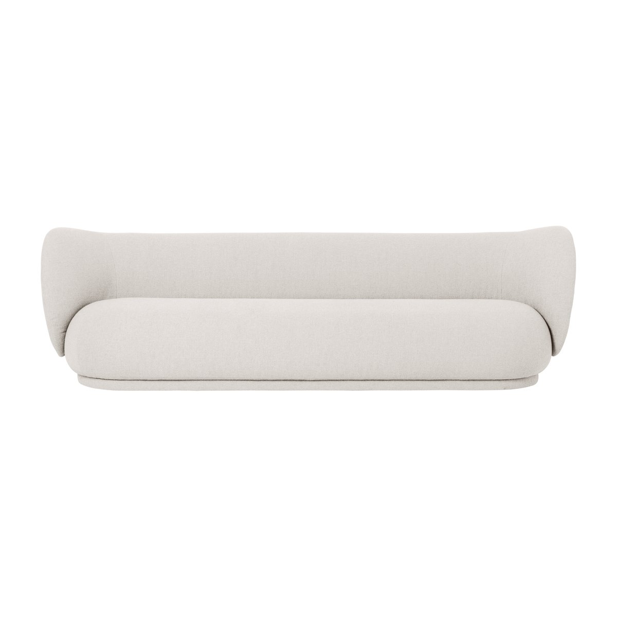 ferm LIVING Rico sohva bouclé 4-istuttava Bouclé offwhite