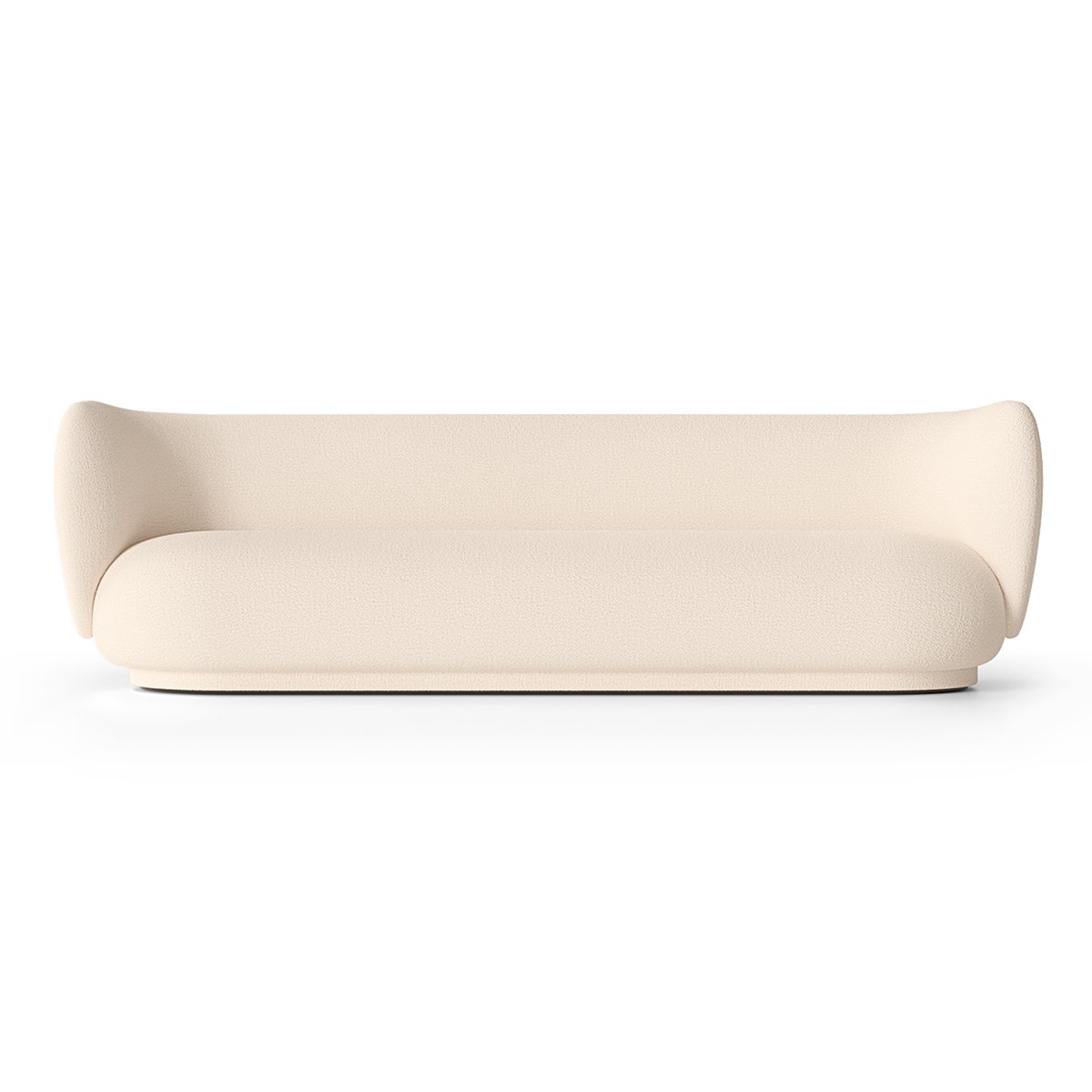 ferm LIVING Rico sohva bouclé 4-istuttava Wool bouclé offwhite