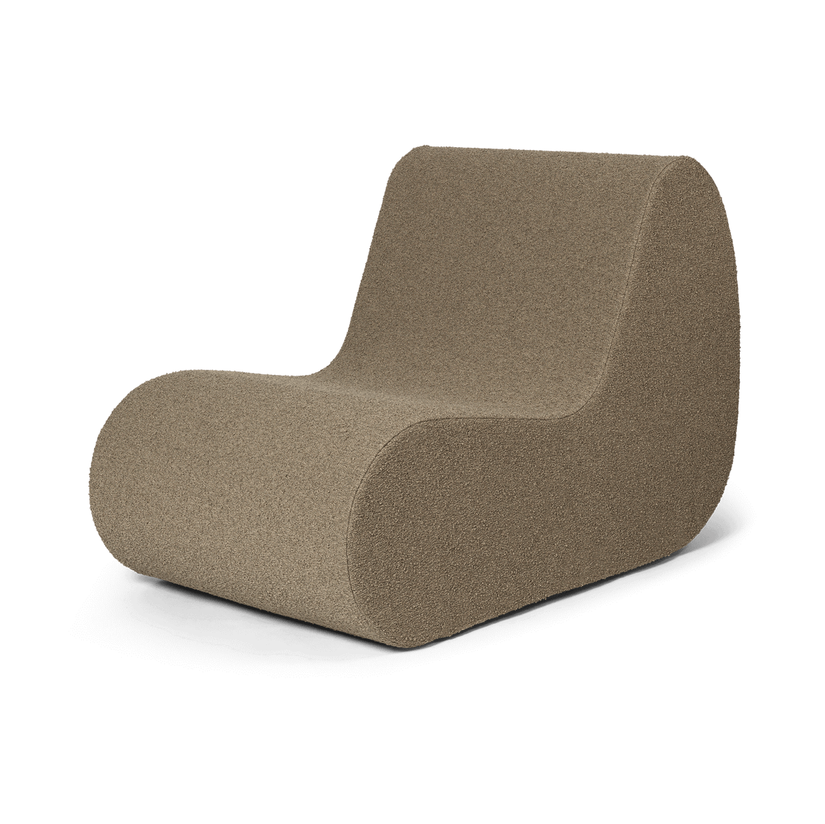 ferm LIVING Rouli center module pure bouclé moduulisohva Sand