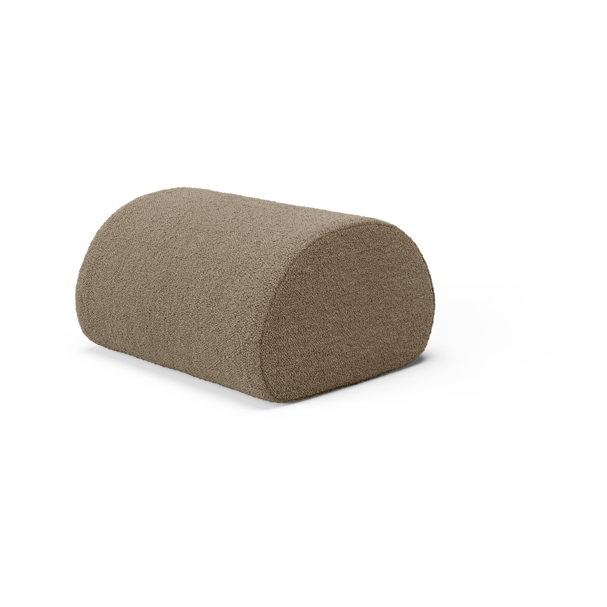 ferm LIVING Rouli pouf pure bouclé istuinrahi Sand