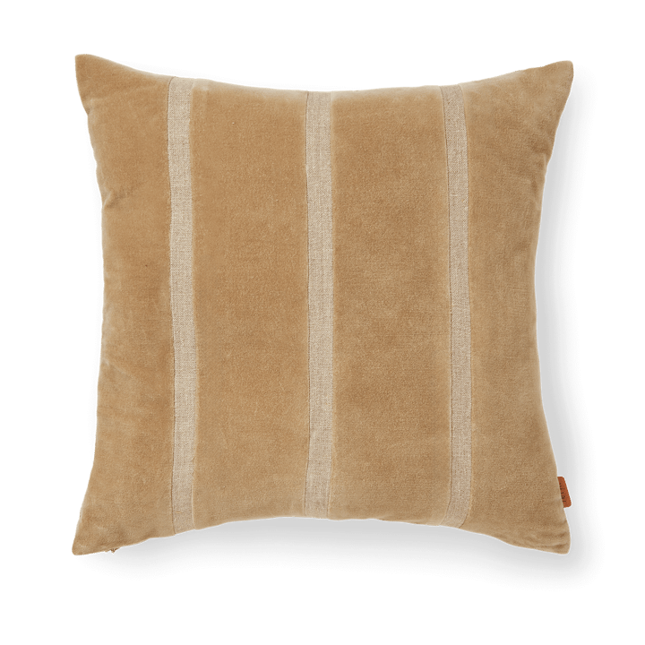 Senti Stripe tyyny 50x50 cm - Dark sand-linen - ferm LIVING